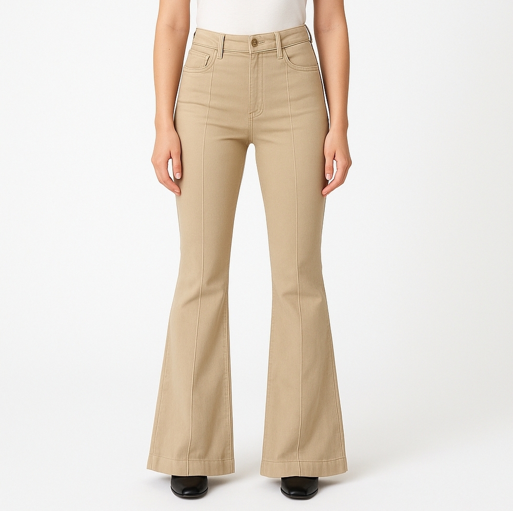 👖 REVICE Denim High Waist Khaki Jeans – Size 25 (Ref 56)